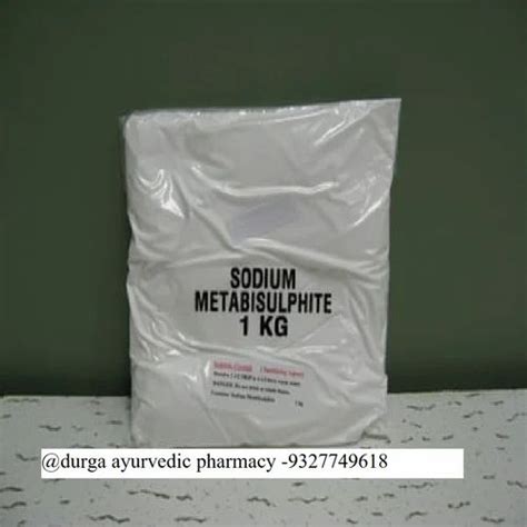 Sodium Meta Bi Sulphite Powder For Food Preservative Packaging Size