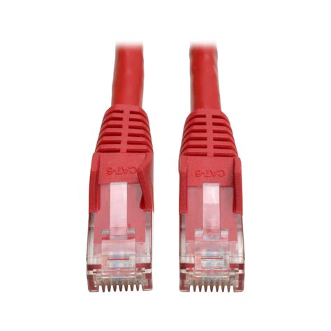 Tripp Lite by Eaton 25FT OM4 50/125um Multimode Duplex LC-to-SC Aqua Fiber Patch Cord — Red (5-Pack) (N201-OM4-LC-SC-25FT-RD-5PK)