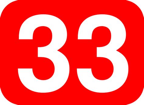 Zahl 33 Gerundet · Kostenlose Vektorgrafik auf Pixabay