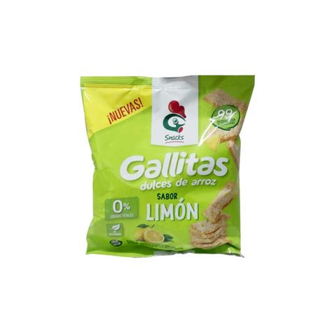 Galletitas Dulces De Arroz Sabor Limon Gr Gallo Snacks