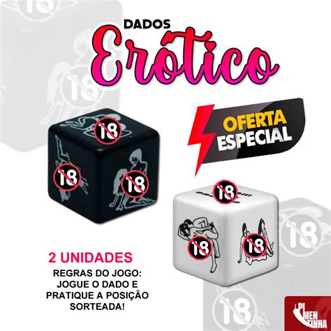 Kit 2 Dados Eróticos Héteros Dado Posições Sexuais Sex Shop Shopee Brasil