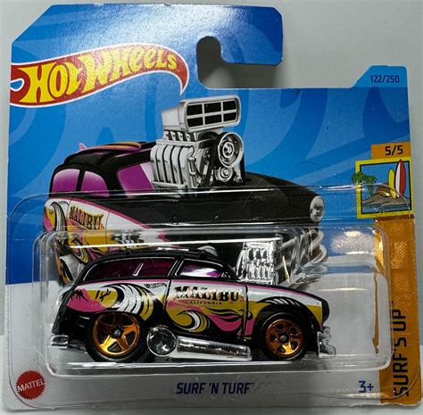Hot Wheels SURF S UP Surf N Turf BLACK 5 5 1 64th Scale Model MattsBrickMocs