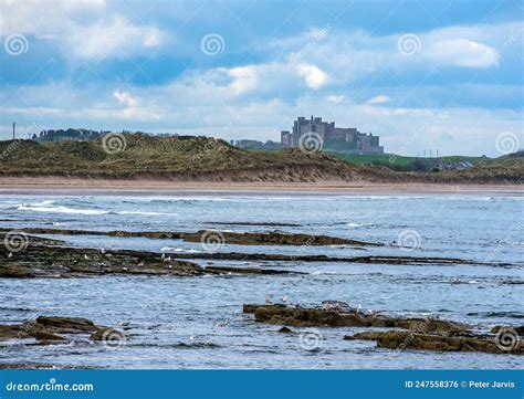 Bamburgh Castle Northumberland England Foto De Archivo Imagen De