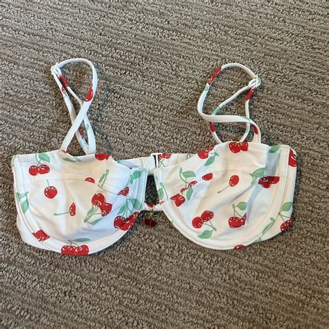 Cherry Bikini Top Bikinilife Depop