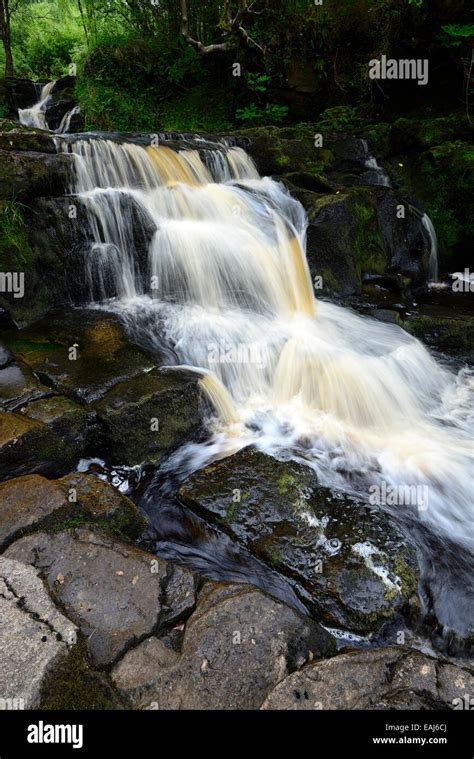 Glenbarrow Waterfall Slieve Bloom Mountains Clonaslee Laois Ireland ...