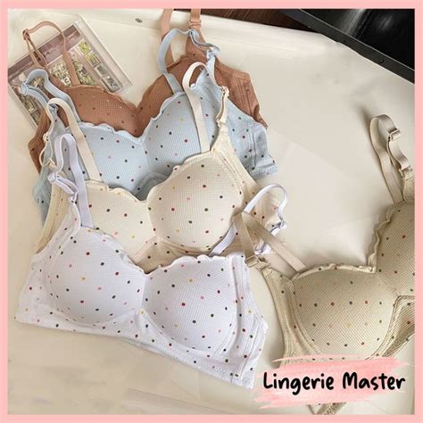 Jual LINGERIE MASTER B Bra Push Up Tanpa Kawat Wanita Sport Bra BH Import Shopee