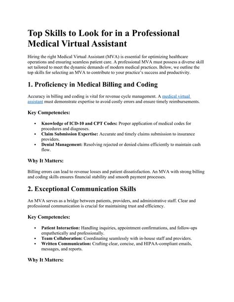 Top Skills to Look for in a Professional Medical Virtual Assistant.docx