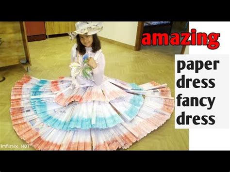 How To Make Newspapers Frock Dress Paper Frock Doll Dress Newspaper