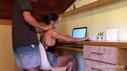 Horny Dude Distracts His Girlfriend For A Quick Fuck Photos