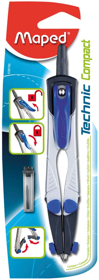 Циркуль Technic Compact с грифелем. Компания «MAPED»