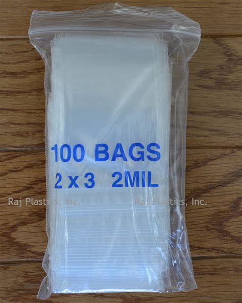 Reclosable Poly Bags Of Size 2x3 Inch With 2 Mil Thickness Bagsonnet