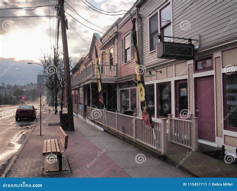 Camillus Ny Sidewalk Editorial Photo Image Of Americana 115457711