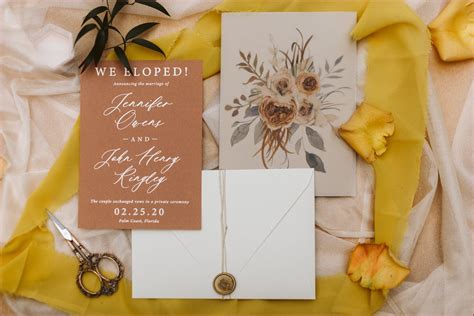 We Eloped Wedding Invitations - Invitations : Resume Examples #EZVgQOxR9J