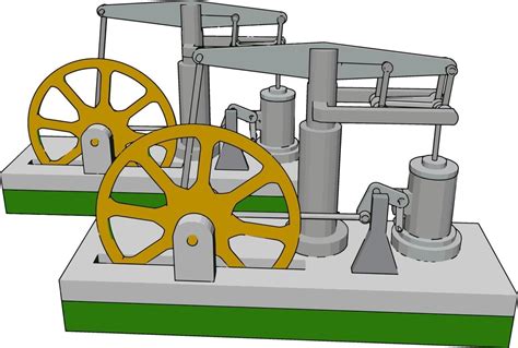 small machine illustration vector  white background