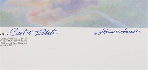 Lot ENOLA GAY CREWMEMBERS