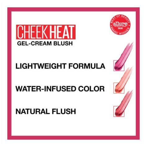 Maybelline Cheek Heat Gel Cream Blush Nude Burn Fl Oz Fred Meyer