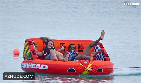 Rihanna Sexy Seen With A AP Rocky Flashing Her Hot Booty At A Beach In Barbados AZNude
