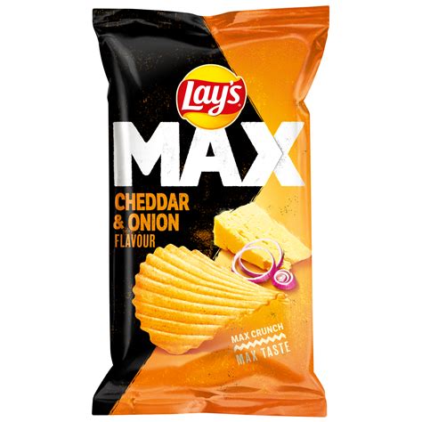 Lay S Chips Max Cheddar Onion Dekamarkt