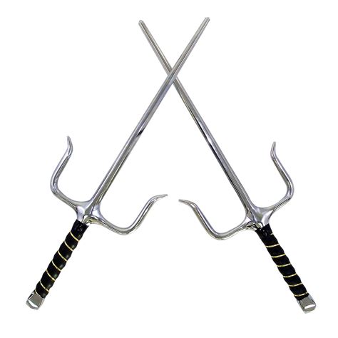 Sai Chrome Daggers Octagonal Martial Arts Ireland