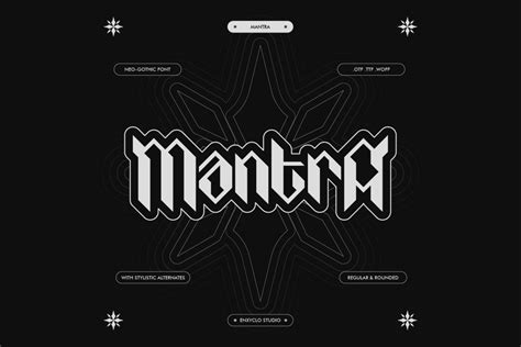 Mantra Regular Font Fonts