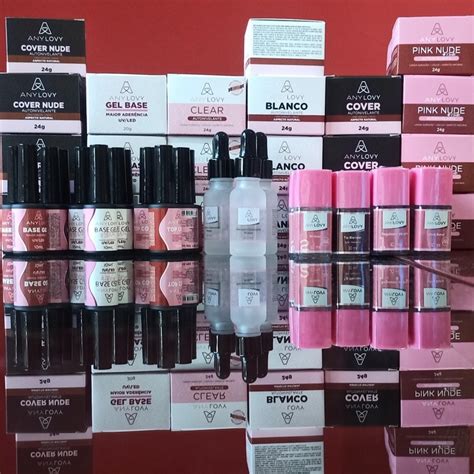 Anylovy Cosm Ticos Gel Pink Nude Nude Gel Any Lovy Cover Gel Blanco Top Coat Gel
