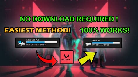 How To Move Valorant To Another Drive In Best Method Youtube