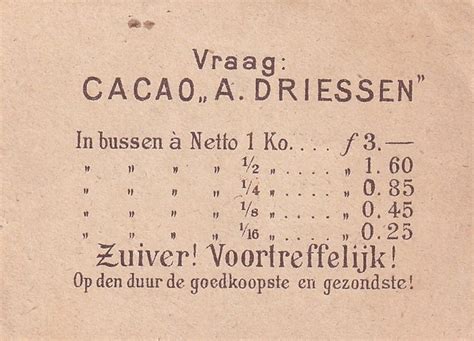 Chromo Cacao Driessen Rotterdam Advert Back Patrick Marks Flickr