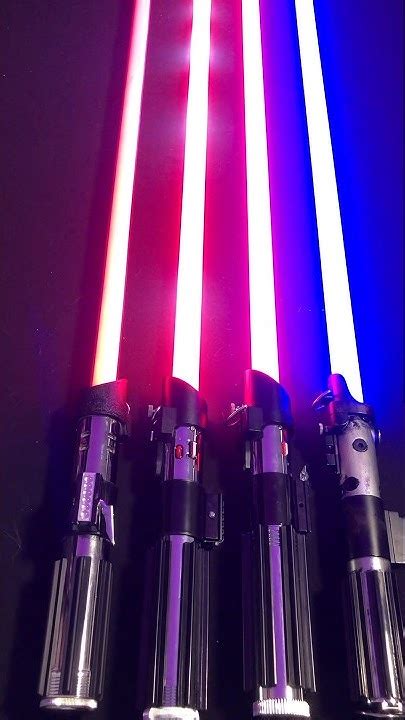 Hasbro Black Series Vs Proffie Vs Xenopixel Neopixel Lightsaber Font Comparison Starwars