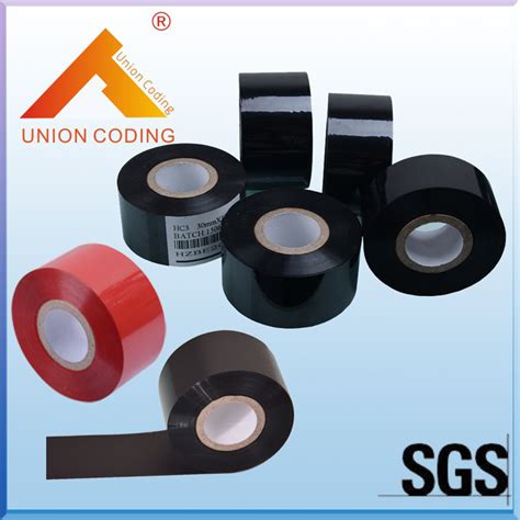 HC Type Mm Width M Length Black Foil Thermal Ribbon Hot Stamping Foil Printing Materials