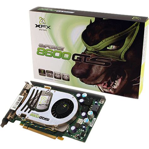 XFX NVIDIA GeForce 8600 GTS PCI Express Display Card PVT84GUDF3