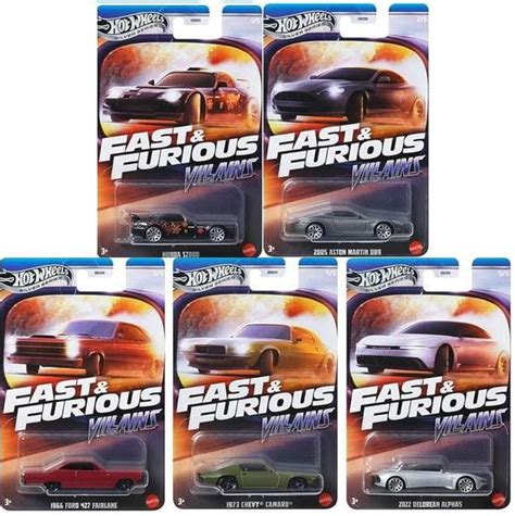 楽天市場ホットウィール Hot Wheels ワイルドスピード テーマ アソート ヴィランズ 種 セット 各 台 HNR J丸伊商事楽天市場店