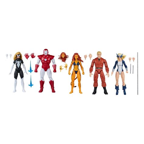 Zestaw 5 Figurek Marvel Legends The West Coast Avengers Exclusive