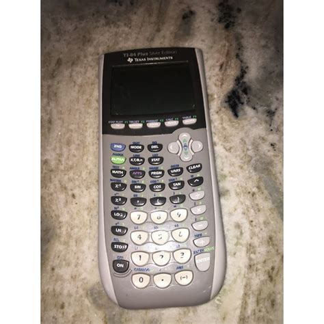 Texas Instruments Ti 84 Plus Silver Edition Graphing Calculator