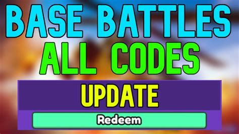 New Base Battles Codes Roblox Base Battles Codes May Youtube