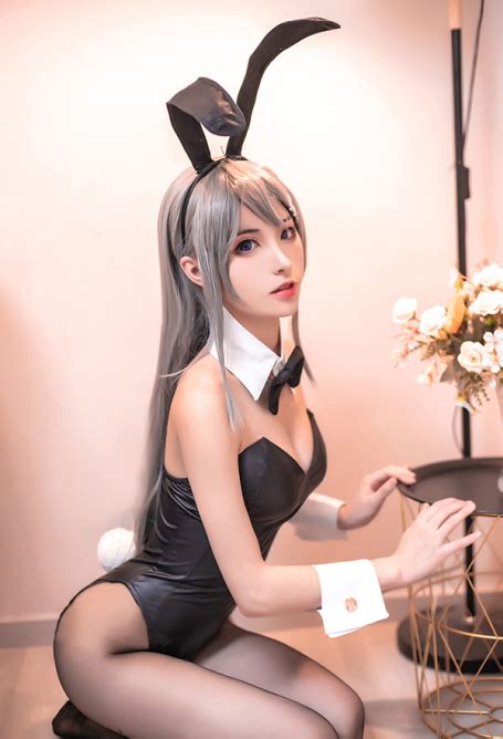 Sakurajima Mai Bunny Girl Cosplay Costume Rascal Does Not Dream Of