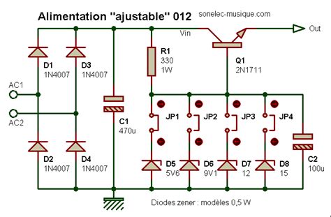 Electronique Theorie Diode Zener