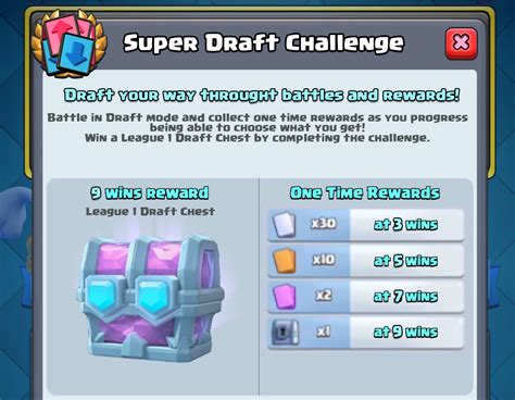 [idea] Super Draft Challenge Choose Your Cards In A Battle Your One Time Rewards And At The