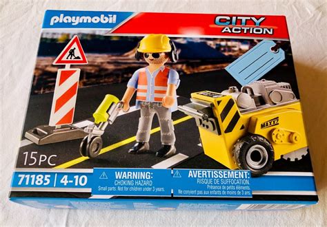 Playmobil Bauarbeiter Mit Kantenfr Ser Kaufen Auf Ricardo