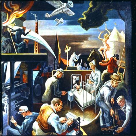 Parks The Circus The Klan The Press By Thomas Hart Benton One Of