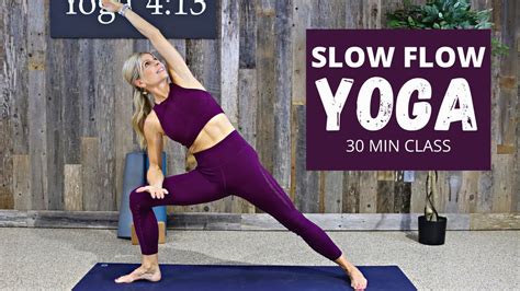 Slow Flow Yoga 30 Min Class Yoga 4 13 With Tauni Youtube