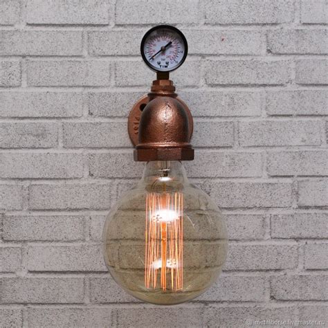 Светильник, лампа в стиле ретро, лофт, индастриал, стимпанк на заказ в ...