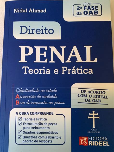 Livro Direito Penal Teoria E Pr Tica Nidal Ahmad Livro Rideel Nunca