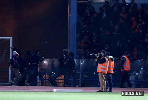 AEL v APOEL: Rival fans clash at Tsirio Stadium - Hools.net