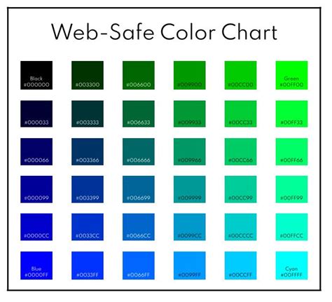 A Guide To Web Safe Colors Tea In The Wild