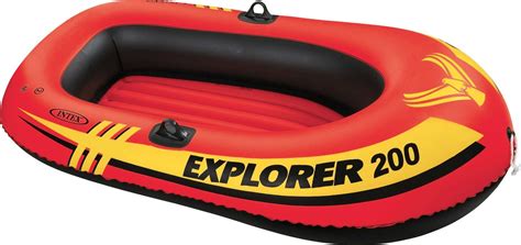 Intex Explorer 200 Φουσκωτή Βάρκα 2 Ατόμων με Κουπιά & Τρόμπα 185x94εκ ...