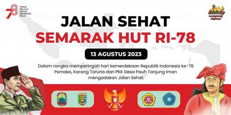 Semarak HUT RI 78 Desa Pauh Tanjung Iman Hadirkan Perlombaan Dan Jalan