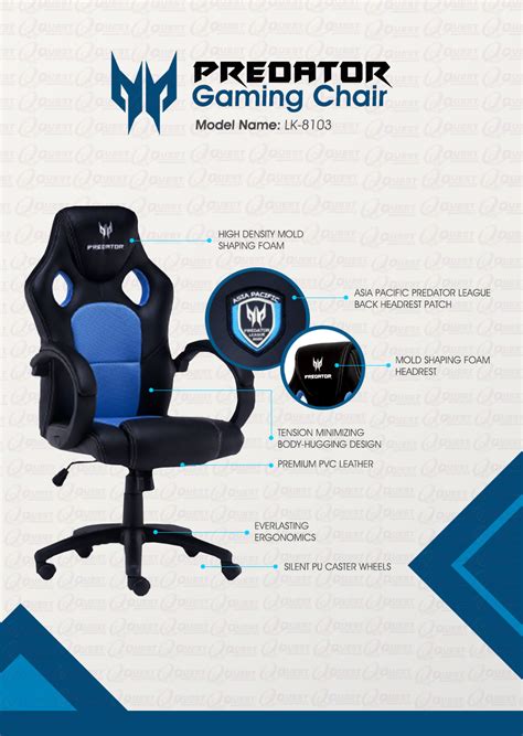 Predator Gaming Chair Lk A Barrett Sterling