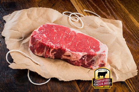 Certified Angus Beef ® Boneless Strip Steak Dream Walkin Farms