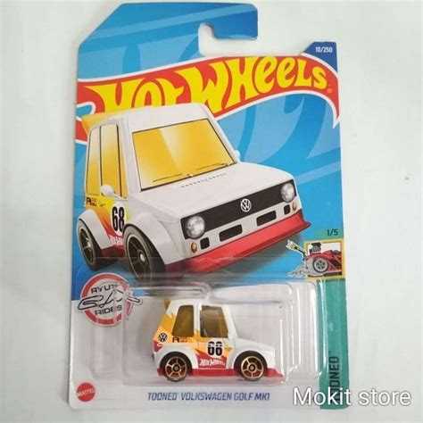 Jual Hotwheels Tooned Volkswagen Golf MK1 Hot Wheels Mattel Original Di Seller Mokit Store