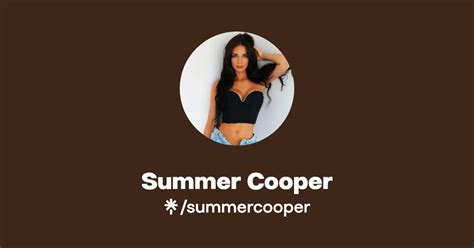 Summer Cooper Instagram TikTok Linktree